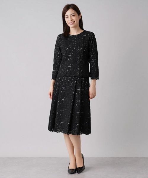 Leilian / レリアン セットアップ | 【セレモニー】レースブラウススーツ | 詳細1