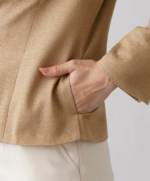 Leilian / レリアン テーラードジャケット | 【セレモニー】ツイードノーカラージャケット | 詳細11