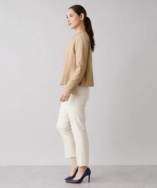 Leilian / レリアン テーラードジャケット | 【セレモニー】ツイードノーカラージャケット | 詳細2