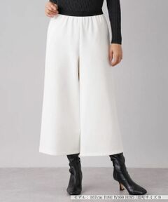 Leilian / レリアン その他パンツ | 【あったか素材】ワイドクロップドパンツ