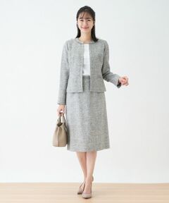 美品■レリアン■上品なスカートスーツ■グレー■9号■お仕事・セレモニー 店舗人気】フォーマルス－ツ|レリアン プラスハウス | レリアン