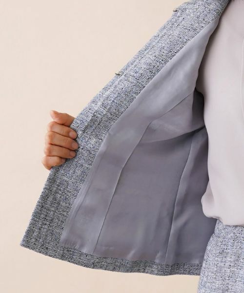 セレモニー】ノーカラースーツ （セットアップ）｜Leilian