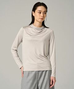 Leilian / レリアン カットソー | 【先行販売】ウォッシャブシルク長袖カットソー