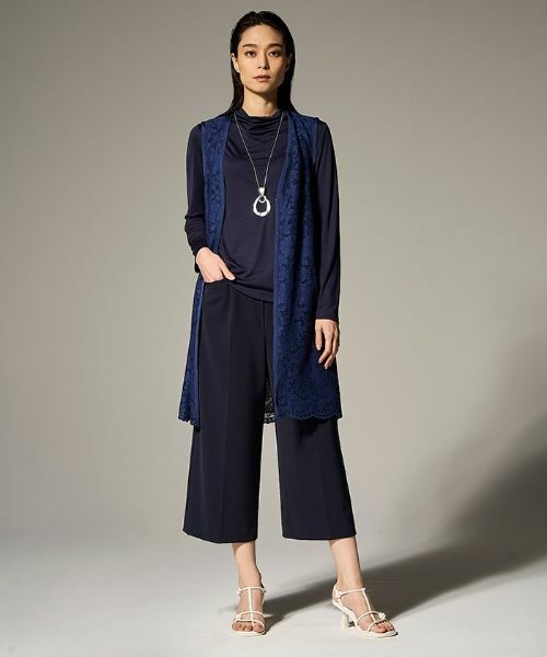 Leilian / レリアン カットソー | 【先行販売】ウォッシャブシルク長袖カットソー | 詳細2