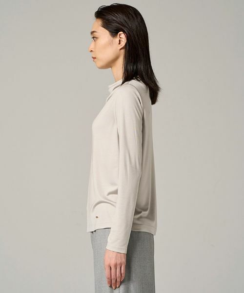 Leilian / レリアン カットソー | 【先行販売】ウォッシャブシルク長袖カットソー | 詳細4