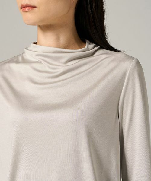 Leilian / レリアン カットソー | 【先行販売】ウォッシャブシルク長袖カットソー | 詳細6