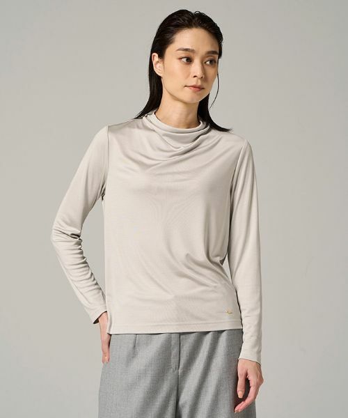Leilian / レリアン カットソー | 【先行販売】ウォッシャブシルク長袖カットソー | 詳細8
