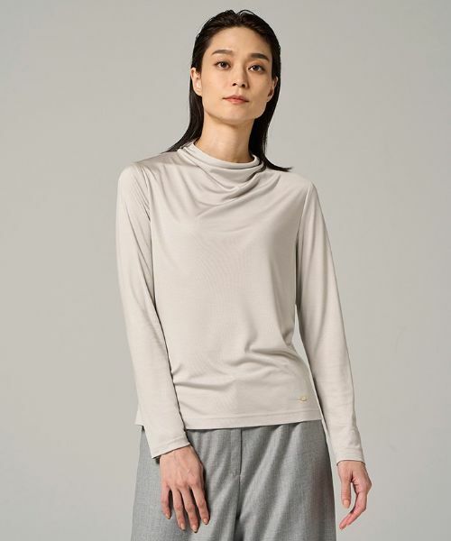 Leilian / レリアン カットソー | 【先行販売】ウォッシャブシルク長袖カットソー | 詳細9