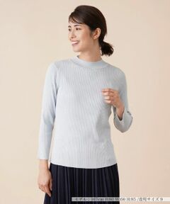 Leilian / レリアン ニット・セーター | ビジューネックラメニット