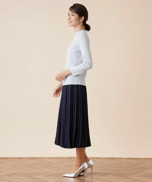 Leilian / レリアン ニット・セーター | ビジューネックラメニット | 詳細2