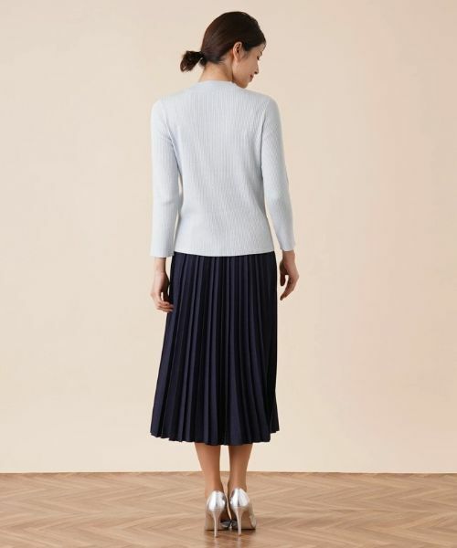 Leilian / レリアン ニット・セーター | ビジューネックラメニット | 詳細3