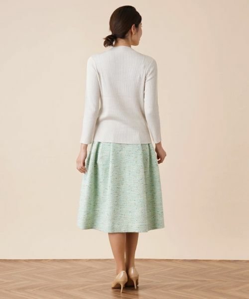 Leilian / レリアン ニット・セーター | ビジューネックラメニット | 詳細6