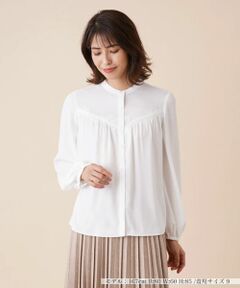 Leilian / レリアン シャツ・ブラウス | バンドカラーブラウス