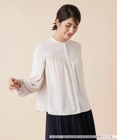 Leilian / レリアン シャツ・ブラウス | バンドカラーブラウス