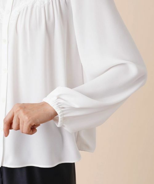 Leilian / レリアン シャツ・ブラウス | バンドカラーブラウス | 詳細12