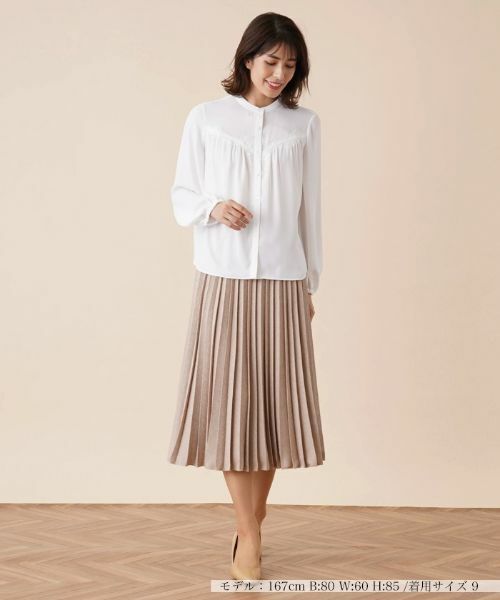 Leilian / レリアン シャツ・ブラウス | バンドカラーブラウス | 詳細4