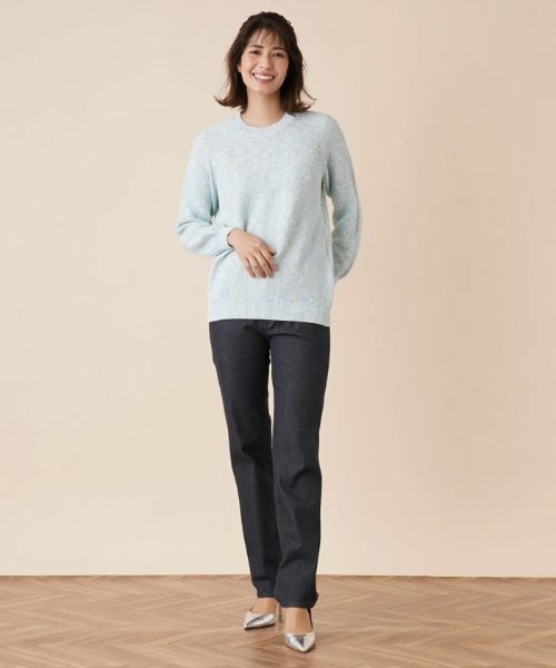 Leilian / レリアン ニット・セーター | クルーネックメランジニット | 詳細11