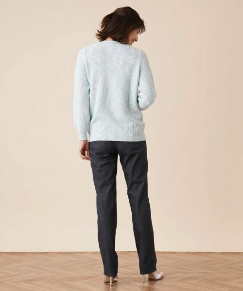 Leilian / レリアン ニット・セーター | クルーネックメランジニット | 詳細13