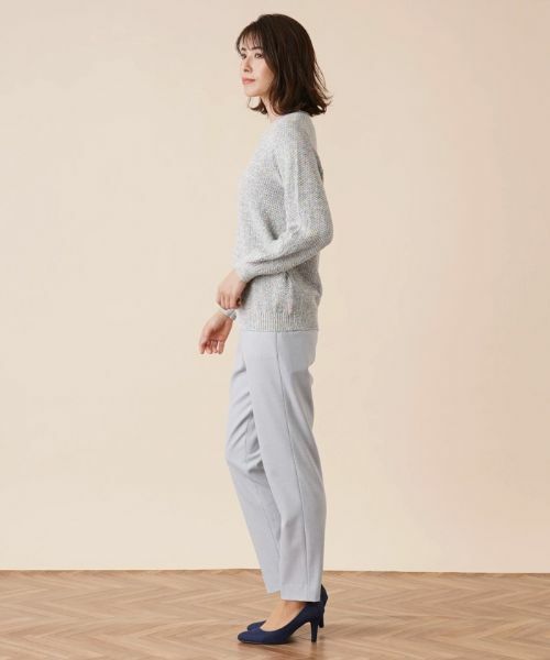 Leilian / レリアン ニット・セーター | クルーネックメランジニット | 詳細2