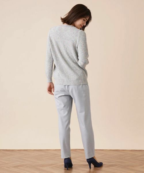 Leilian / レリアン ニット・セーター | クルーネックメランジニット | 詳細3