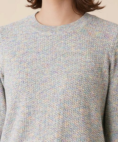 Leilian / レリアン ニット・セーター | クルーネックメランジニット | 詳細7