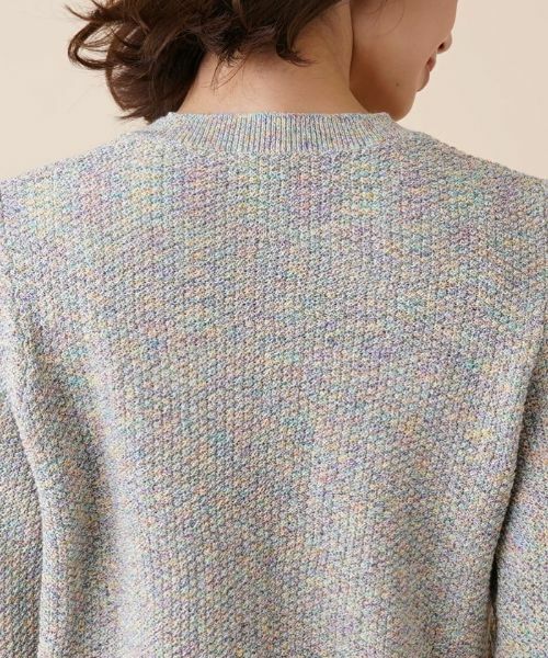 Leilian / レリアン ニット・セーター | クルーネックメランジニット | 詳細8
