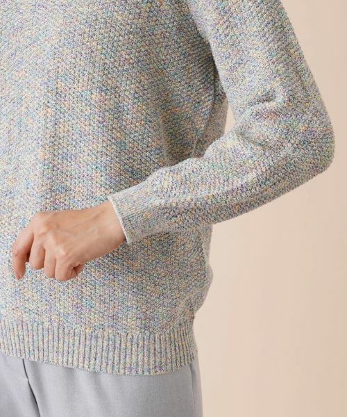 Leilian / レリアン ニット・セーター | クルーネックメランジニット | 詳細9
