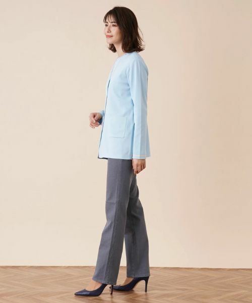 Leilian / レリアン カーディガン・ボレロ | 配色ラインVネックカーディガン | 詳細2