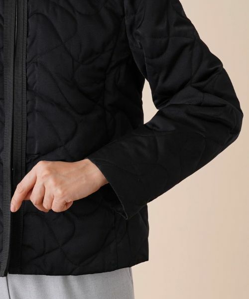 Leilian / レリアン テーラードジャケット | キルティングノーカラージャケット | 詳細12