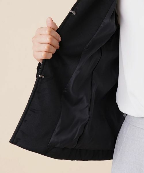 Leilian / レリアン テーラードジャケット | キルティングノーカラージャケット | 詳細14
