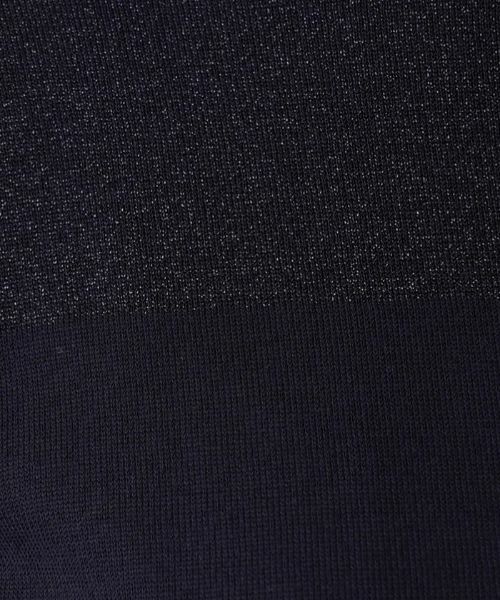 Leilian / レリアン ニット・セーター | ラメニット切替ハイネックプルオーバー | 詳細11