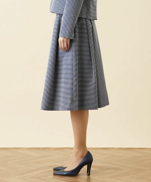 極美品✨レリアン ツイード スカートセットアップ　Leilian 美品】Leilian レリアン スカート セットアップ サイズ7 - メルカリ