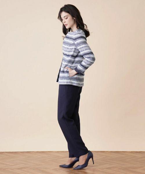 Leilian / レリアン テーラードジャケット | ボーダージャケット【セレモニー】【CLARENSON】 | 詳細2