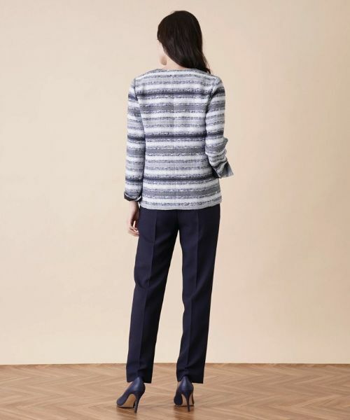 Leilian / レリアン テーラードジャケット | ボーダージャケット【セレモニー】【CLARENSON】 | 詳細3