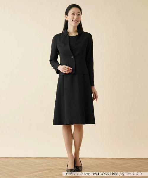 Leilian / レリアン ドレス | 【セレモニー】ジャケット・ワンピース2点セット(ブラック)