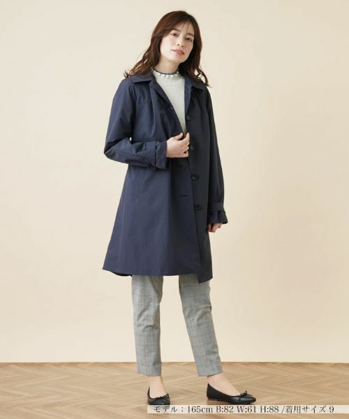 Leilian / レリアン その他アウター | ステンカラースプリングコート | 詳細1