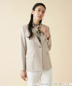 Leilian / レリアン テーラードジャケット | ノーカラージャケット