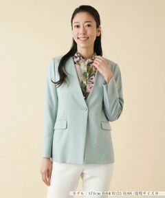 Leilian / レリアン テーラードジャケット | ノーカラージャケット