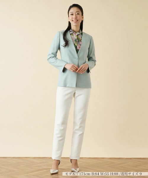 Leilian / レリアン テーラードジャケット | ノーカラージャケット | 詳細1