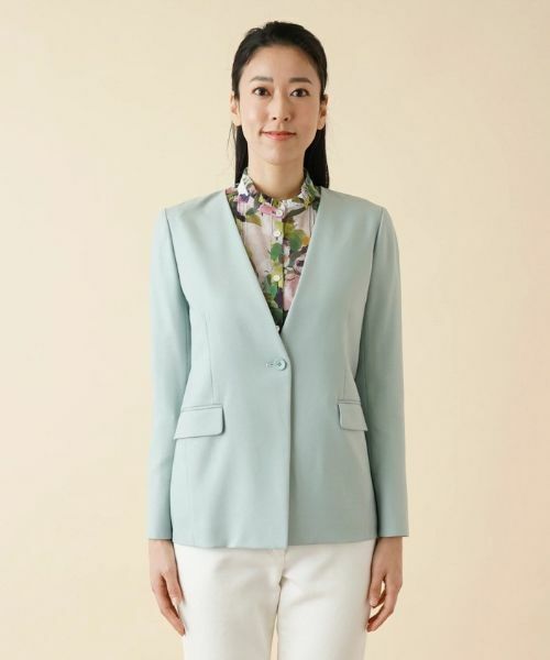 Leilian / レリアン テーラードジャケット | ノーカラージャケット | 詳細4