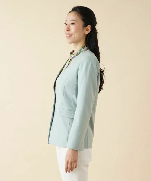 Leilian / レリアン テーラードジャケット | ノーカラージャケット | 詳細5