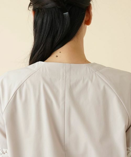 Leilian / レリアン その他アウター | レースノーカラージップジャケット | 詳細11