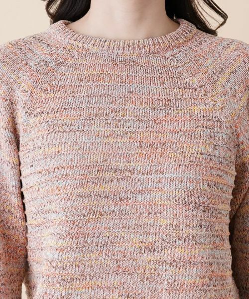 Leilian / レリアン ニット・セーター | ミックスカラークルーネックニットプルオーバー | 詳細10