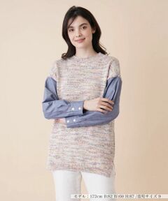 Leilian / レリアン ニット・セーター | レイヤード風ニットプルオーバー