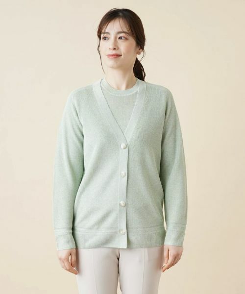Leilian / レリアン カーディガン・ボレロ | Vネックカーディガン | 詳細4
