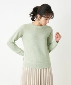 Leilian / レリアン ニット・セーター | ラメクルーネックニット