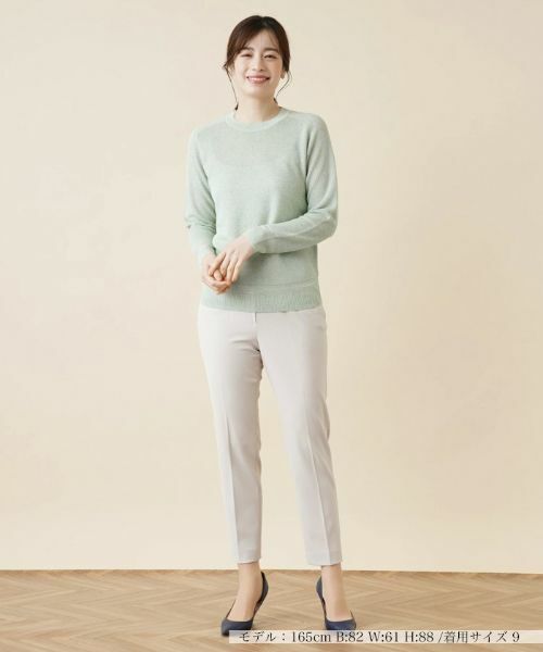 Leilian / レリアン ニット・セーター | ラメクルーネックニット | 詳細1