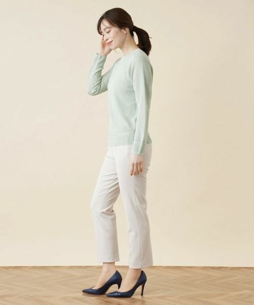 Leilian / レリアン ニット・セーター | ラメクルーネックニット | 詳細2