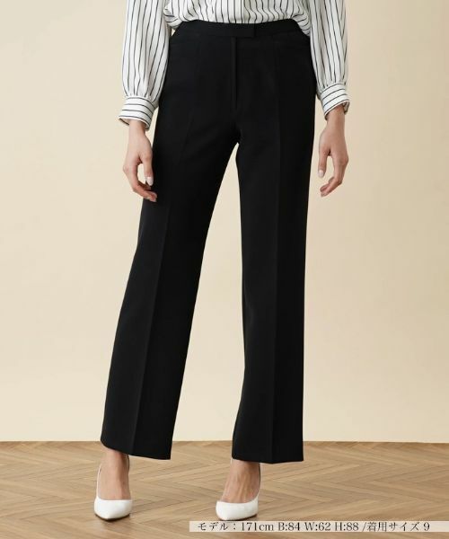 Leilian / レリアン その他パンツ | ストレッチフルレングスパンツ(ブラック)