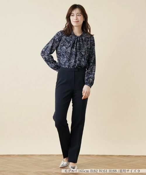 Leilian / レリアン その他パンツ | センタープレスストレートパンツ | 詳細1